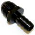AN to Barbed Fitting Adaptor, -8 AN to 4mm Black