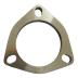 Stainless Steel Exhaust Flange, 3-Bolt, 3.0"