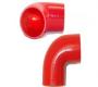 2.5" Silicone 90� Elbow, Red