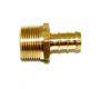 Brass 1/2" NPT Male to 10mm Barbed Straight