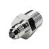AN to NPT Adaptor, -12 AN to 3/4'' NPT Silver