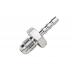 AN to Barbed Fitting Adaptor, -6 AN to 6mm Silver