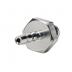 AN to Barbed Fitting Adaptor, -6 AN to 6mm Silver