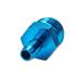 AN to Barbed Fitting Adaptor, -10 AN to 10mm Blue