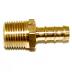 Brass 1/4" NPT Male to 4mm Barbed Straight