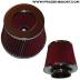 Dual-Cone Air Filter - chrome, 3.5" inlet