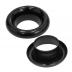 4.0" Black Turbo Intake Aluminum Velocity Stack